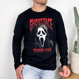 Halloween Sweatshirt for men and women featuring a large Ghostface graphic on the front. all SKUs