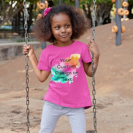 Custom Logo & Text T-Shirts Personalized for Business Teams & Families - Gifts Are Blue