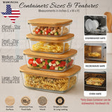 Funny Thanksgiving Custom Glass Containers, Baking Dishes and Food Storage