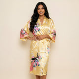 Medium Length Womens Robes - 2 to 18 - Floral Bride & Bridesmaid Robes