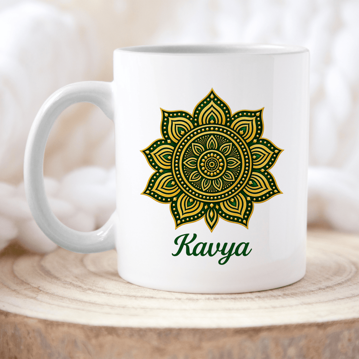 Personalized Diwali Mug with Name - Gifts Are Blue