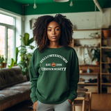 Comfy Halloweentown University Sweatshirt & Hoodie with Front & Back Design- Several Shirt Styles & Sizes