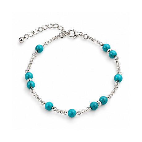 Hand Beaded Blue Anklet Chain - Gifts Are Blue