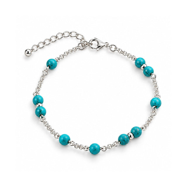 Hand Beaded Blue Anklet Chain - Gifts Are Blue