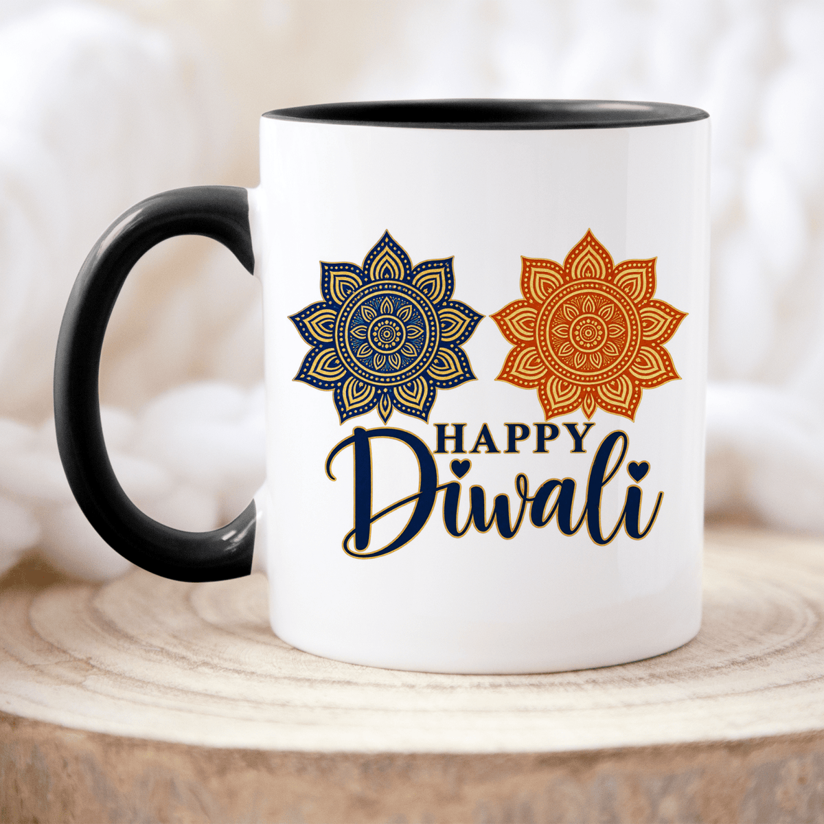 Happy Diwali Coffee Mug – Indian Festival Gift, 11oz & 15oz - Gifts Are Blue