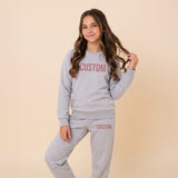 Custom Loungewear Set for Kids to Preteen, Toddler Hoodie no Drawstrings