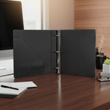 Faux Leather Personalized Binder with Name and Text, Custom Gifts for Him