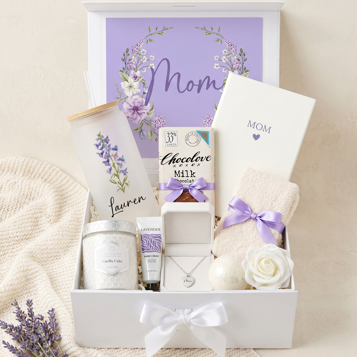 Bloom and Beloved Personalized Gift Box for Mom - Birth Month Flower Tumbler