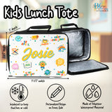 Heart Lunch Box and Water Bottle Set for Girls, Personalized First Day of School Gifts