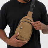 Explorer Custom Sling Bags for Men Engraved with Monogram or Name
