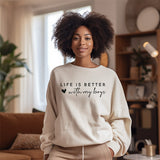 Cute sweatshirt for mom on mothers day, birthday, christmas or valentines day. A great gift idea from son to mom. All SKUs.