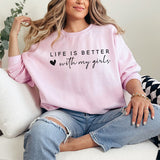 For moms with daughters. This sweatshirt is the perfect gift idea for mothers day or as a gift for an expectant mother. All SKUs.