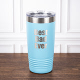Best Dad Ever Engraved 20oz Polar Camel Tumbler with Gift Box