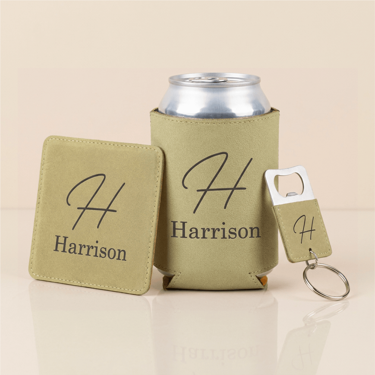 3 Piece Personalized Groomsmen Proposal Gift Set - Gifts Are Blue