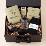 Standard Personalized Groomsmen Gift Box - Gifts Are Blue
