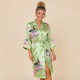 Medium Length Womens Robes - 2 to 18 - Floral Bride & Bridesmaid Robes
