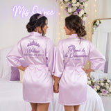 Classic Princess Quince Robe Personalized, Quinceanera Gift