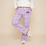 Custom College Pajama Pants for Women, Personalized PJ Pants for College Students