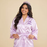 Classic Princess Quince Robe Personalized, Quinceanera Gift