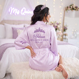 Classic Princess Quince Robe Personalized, Quinceanera Gift