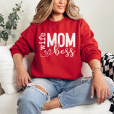 Wife, Boss, Mom Sweatshirt - Mother's Day Gift - Custom Mother's Day Gift - Gift For Wife - Christmas Gift For Mom