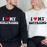 Matching Couples Sweatshirts. Couples Valentines Sweatshirts.