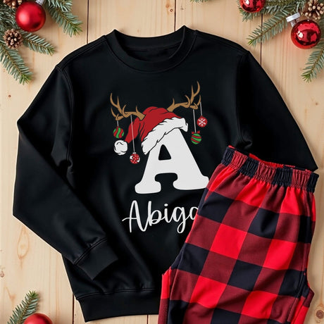 Family Christmas shirts and pajama set. Personalized Christmas sweaters for the holidays.