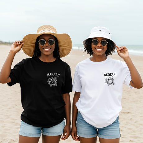 Custom family vacation shirts with name for kids to adult. Cute and comfy beach shirts. 