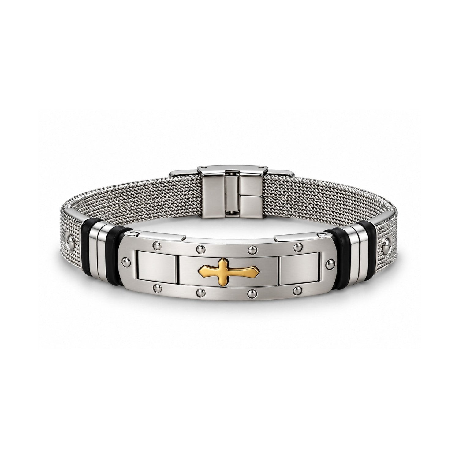 Christian Bracelet with Cross Stainless Steel Bracelet - Gifts Are Blue