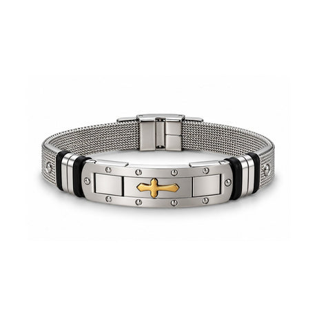 Christian Bracelet with Cross Stainless Steel Bracelet - Gifts Are Blue