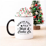 North Pole Milk & Cookie Co. Christmas Mug - Gifts Are Blue