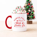 North Pole Milk & Cookie Co. Christmas Mug - Gifts Are Blue