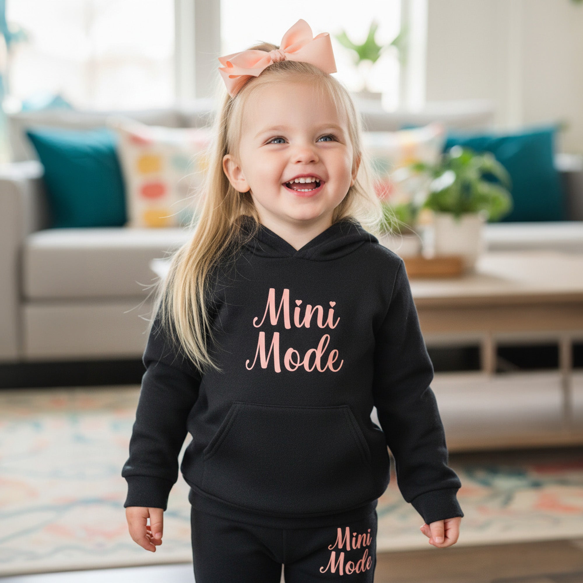 Custom Loungewear Set for Kids to Preteen, Toddler Hoodie no Drawstrings