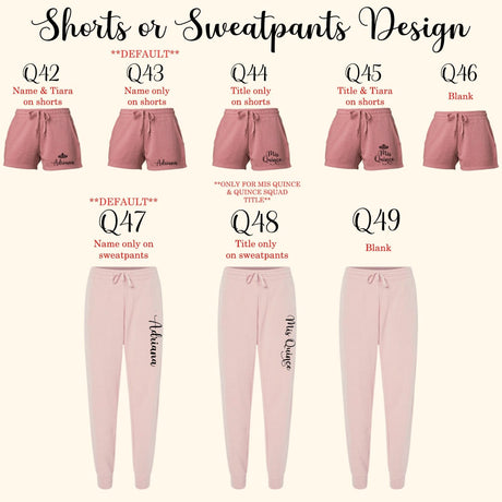 Personalized Mis Quince Años Two Piece Loungewear Set, Quinceañera Gift - Gifts Are Blue