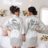 Classic Princess Quince Robe Personalized, Quinceanera Gift