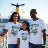 Custom palm tree tees for family reunions and creating lasting family vacation memories.