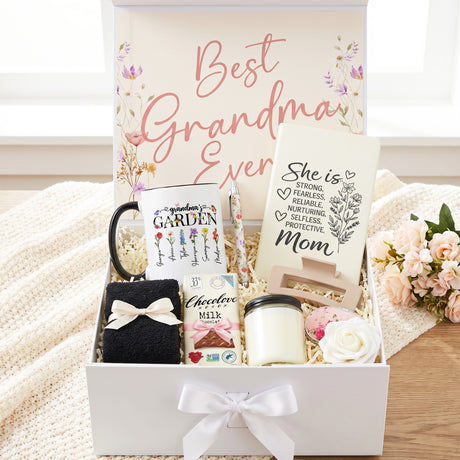 Garden Bloom Personalized Mom Gift Box with Mug and Engraved Journal