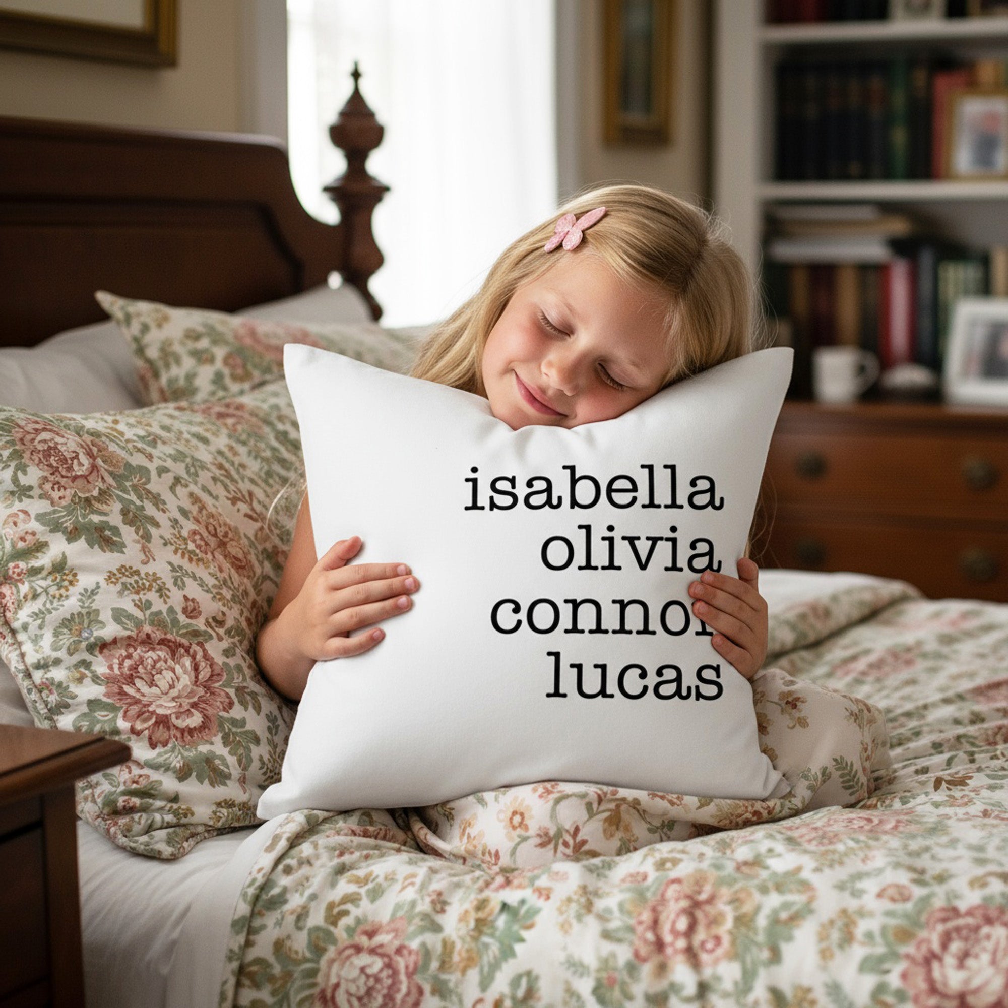 Personalized Throw Pillows with Names for Grandparents and Family
