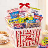 Movie Theater Night Snack Bucket Bundle – Popcorn, Candy & Snacks for 4–8 People - Gifts Are Blue