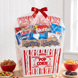 Movie Theater Night Snack Bucket Bundle – Popcorn, Candy & Snacks for 2–4 People - Gifts Are Blue