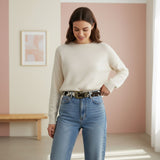 Confident Hairon Belt by Myra Bag, Womens Accessories, Black