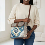 Simple Epiphany Backpack Bag, Medium, Blue