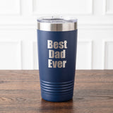 Best Dad Ever Engraved 20oz Polar Camel Tumbler with Gift Box