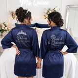 Classic Princess Quince Robe Personalized, Quinceanera Gift