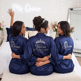 Classic Princess Quince Robe Personalized, Quinceanera Gift