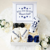 Sweet Pea Flower Girl Proposal Box with Fluffy Slippers & Tumbler