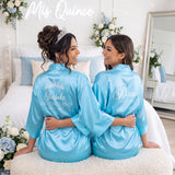 Classic Princess Quince Robe Personalized, Quinceanera Gift
