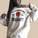Halloweentown University with Off The Shoulder Sweatshirt Design.  allSKUs