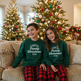 Classic Matching Family Christmas Pajamas Set for Kids and Adults