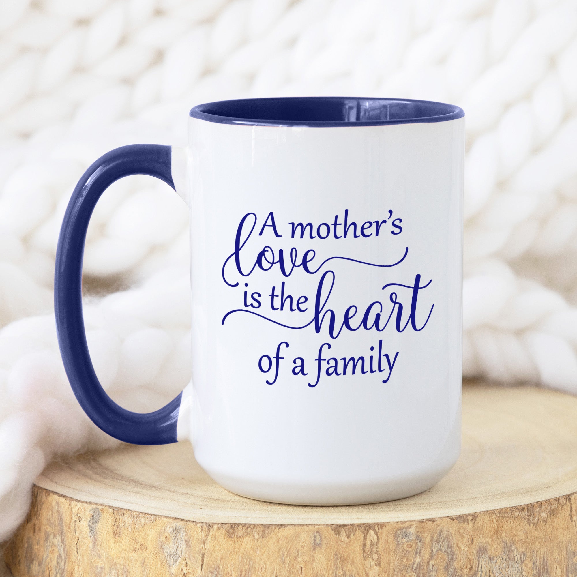 Mother’s Day coffee mug with heartfelt message, emotional gift for mom from children, sentimental present celebrating a mother’s love.